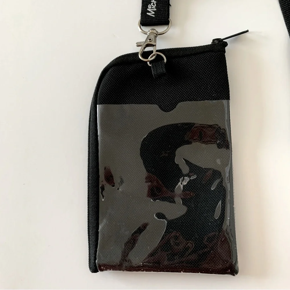 DISNEY Mickey Mouse Drawstring Travel Backpack and Lanyard Zippered Pouch